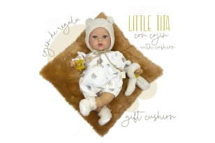 Muñeca Elna con almohada 40 cm