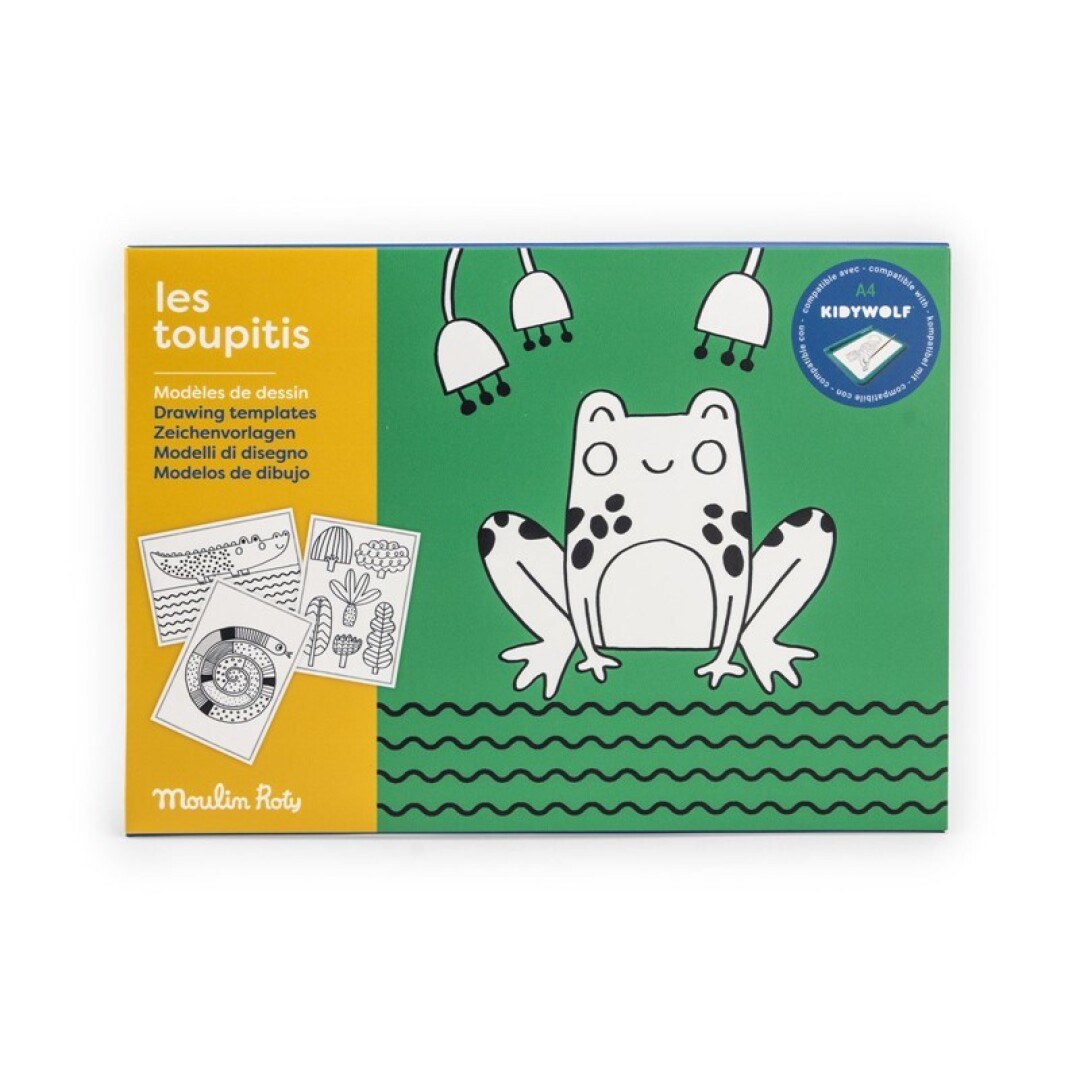 Plantilles de dibuix Kidywolf (A4) Les Toupitis