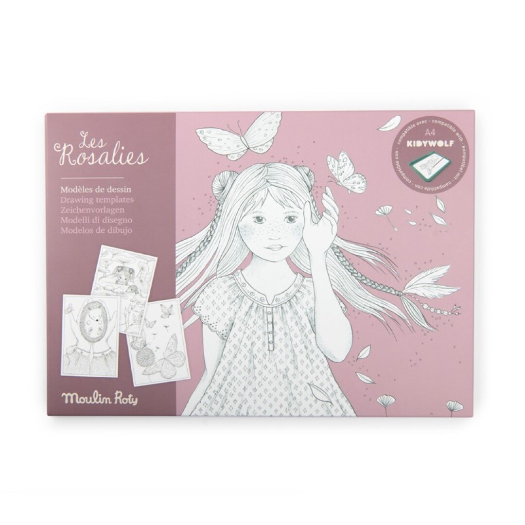 Plantilles de dibuix Kidywolf (A4) Rosalies