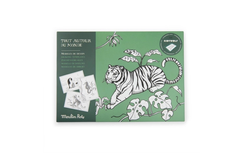 Plantilles de dibuix Kidywolf (A4) Animals