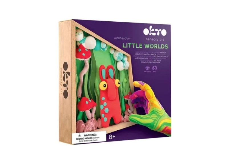 Set plastilina d'assecat a l'aire (marc de fusta)