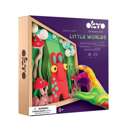 Set plastilina d'assecat a l'aire (marc de fusta)