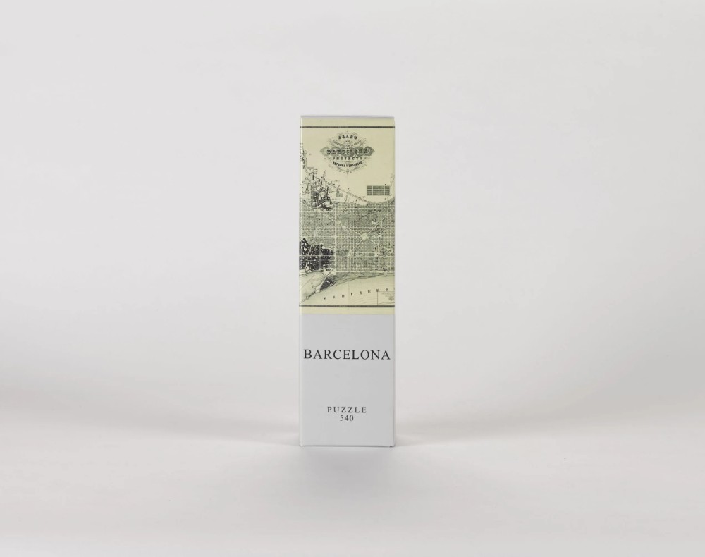 Puzle mapa Barcelona (540 peces)