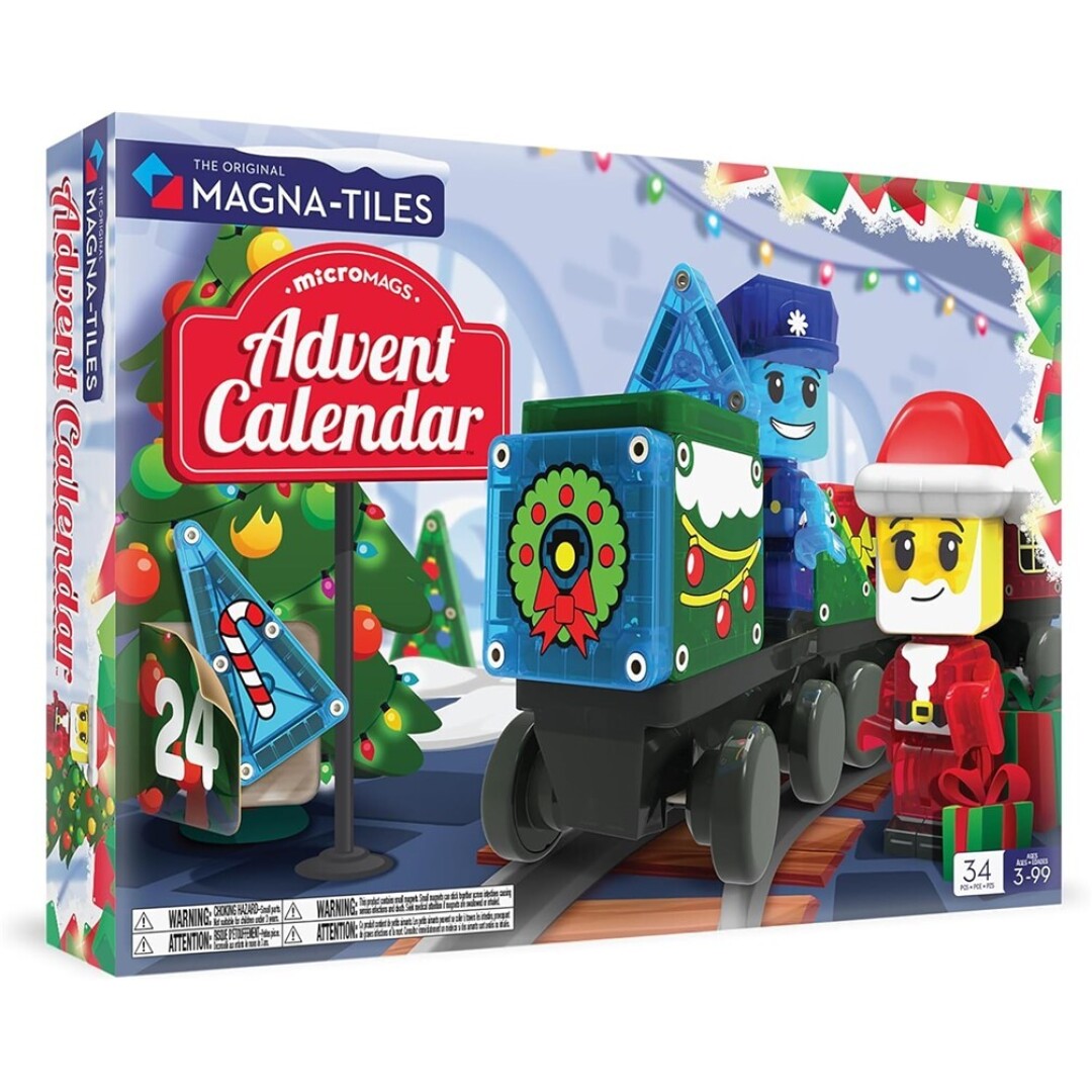 Magna-Tilas 34 piezas. Calendario de Adviento