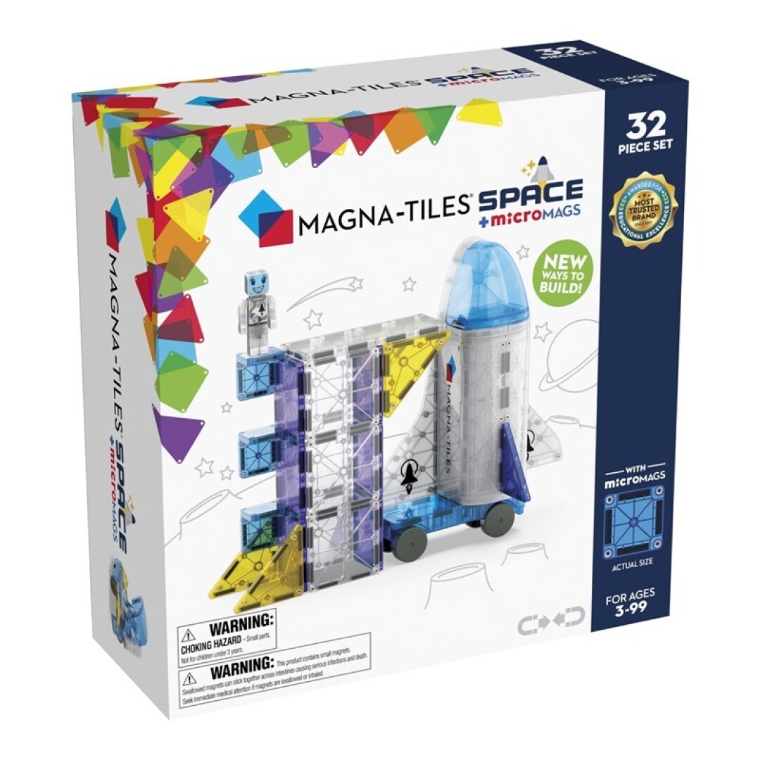Magna-Tiles 32 peces. Space + MicroMags