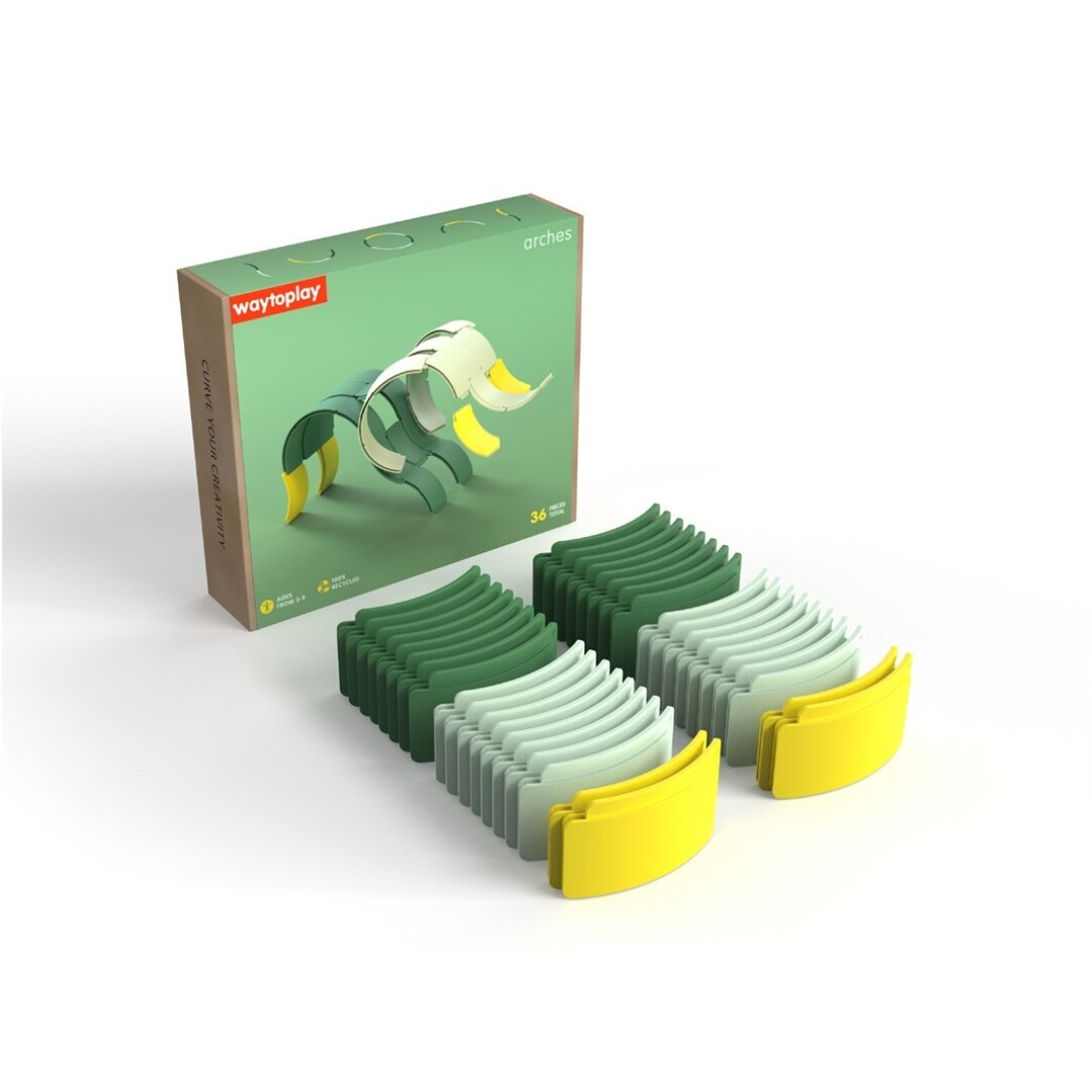 Waytoplay caucho Arches Creator 36 piezas