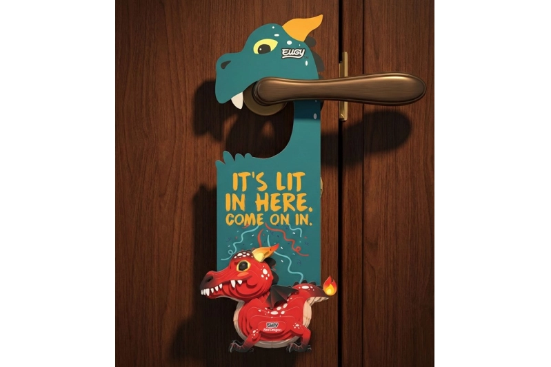 Eugy Red Dragon door hanger