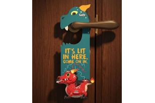 Eugy Red Dragon door hanger