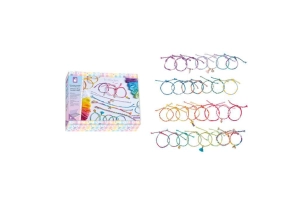 Kit para hacer 30 pulseras arco iris