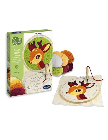 Kit de brodat amb agulla màgica (cèrvol)