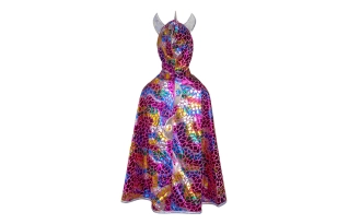 Capa reversible de dragón/caballero, 5-6 años