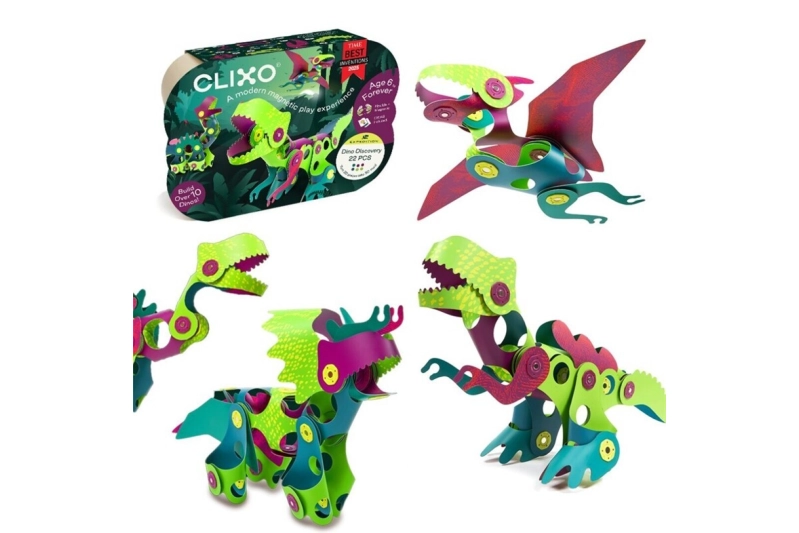 Dino Discovery 22 piezas Clixo