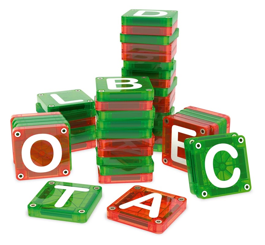 Learn Letters Magna tiles