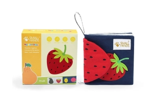 Llibre de roba amb textures - Fruites de colors