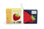 Libro de tela con texturas - Frutas de colores