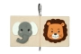 Libro de tela con texturas - Animales salvajes