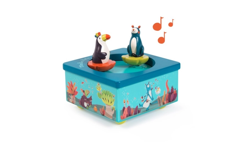 Caja de musica bailarina jungla